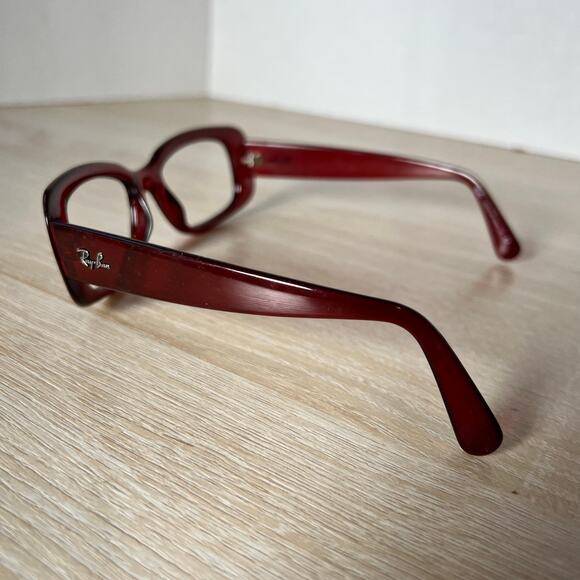 Ray-Ban RB4122 735/8G Sunglasses Red FRAMES ONLY Vintage - Picture 7 of 9